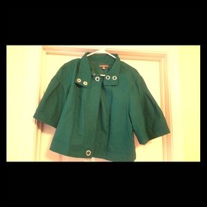 Apt 9 Jacket Size XL Short Sleeve Teal